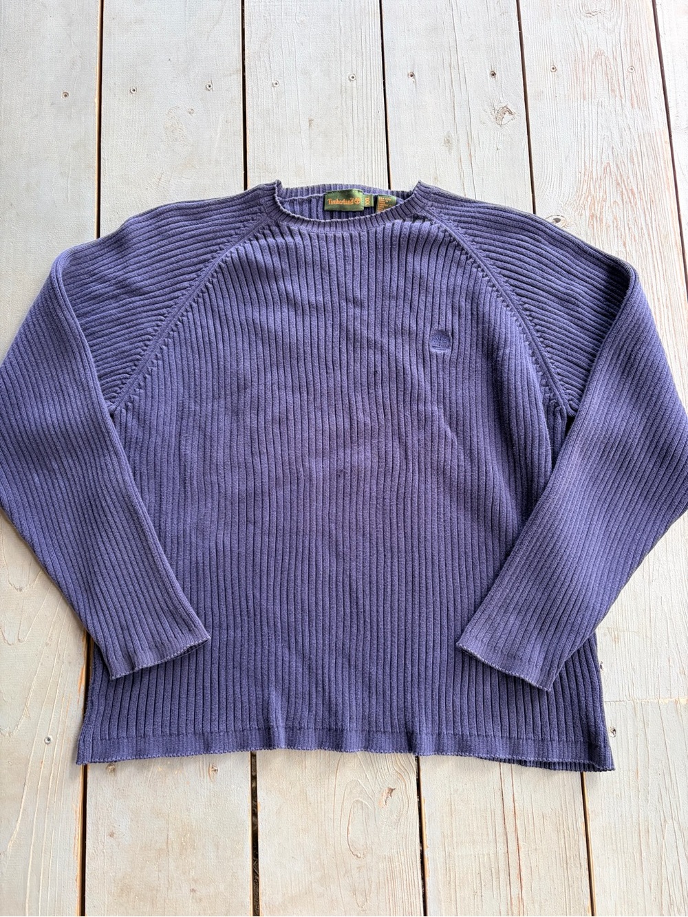 Timberland Men's Crewneck Ribbed Sweater Navy XXL